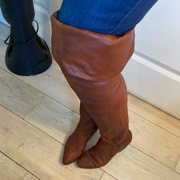 Report signature Columbus OTK boots 9 leather - Picture 11 of 16